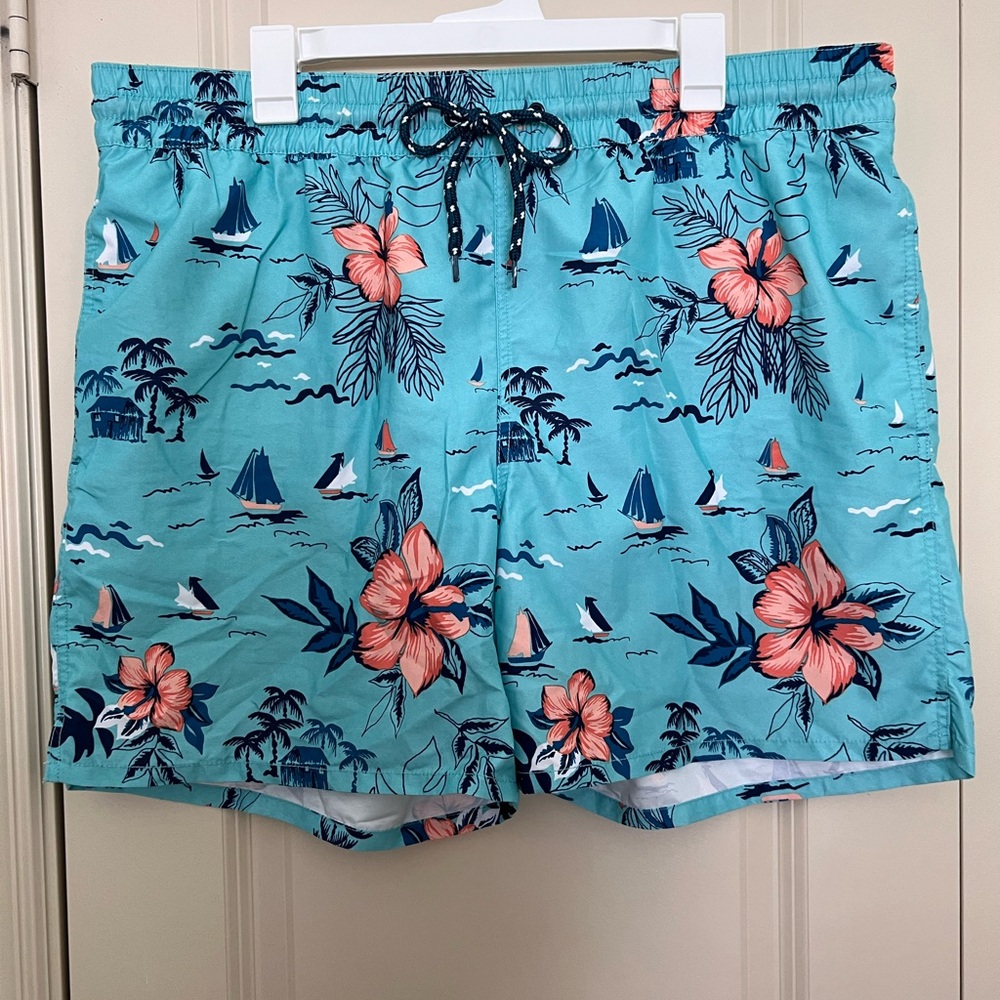 Merona swim trunks.